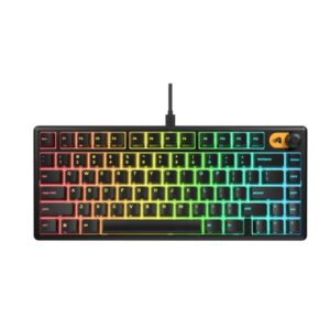 מקלדת גיימינג חוטית Glorious GMBK 75% – תאורת RGB ב-10 אזורים, עמידות IP57 וחיבור USB-C