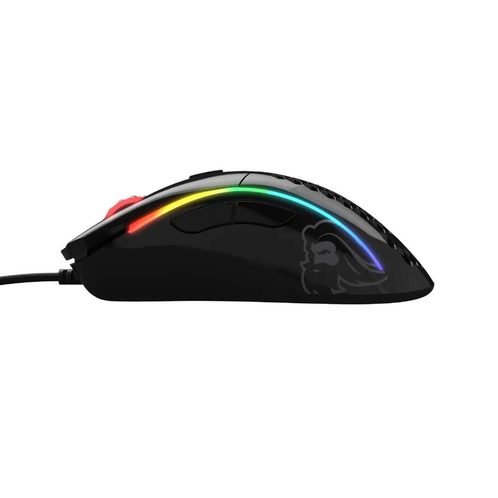 עכבר גיימינג חוטי Glorious Model D – עיצוב ארגונומי במשקל 69 גרם, חיישן PixArt 3360 ותאורת RGB 4 Glorious Model D עכבר גיימינג חוטי 4