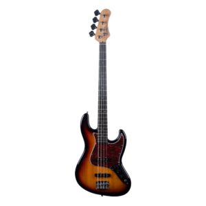 גיטרה בס EKO JB-100 Sunburst – סאנברסט, גוף צפצפה ושני פיקאפים JB