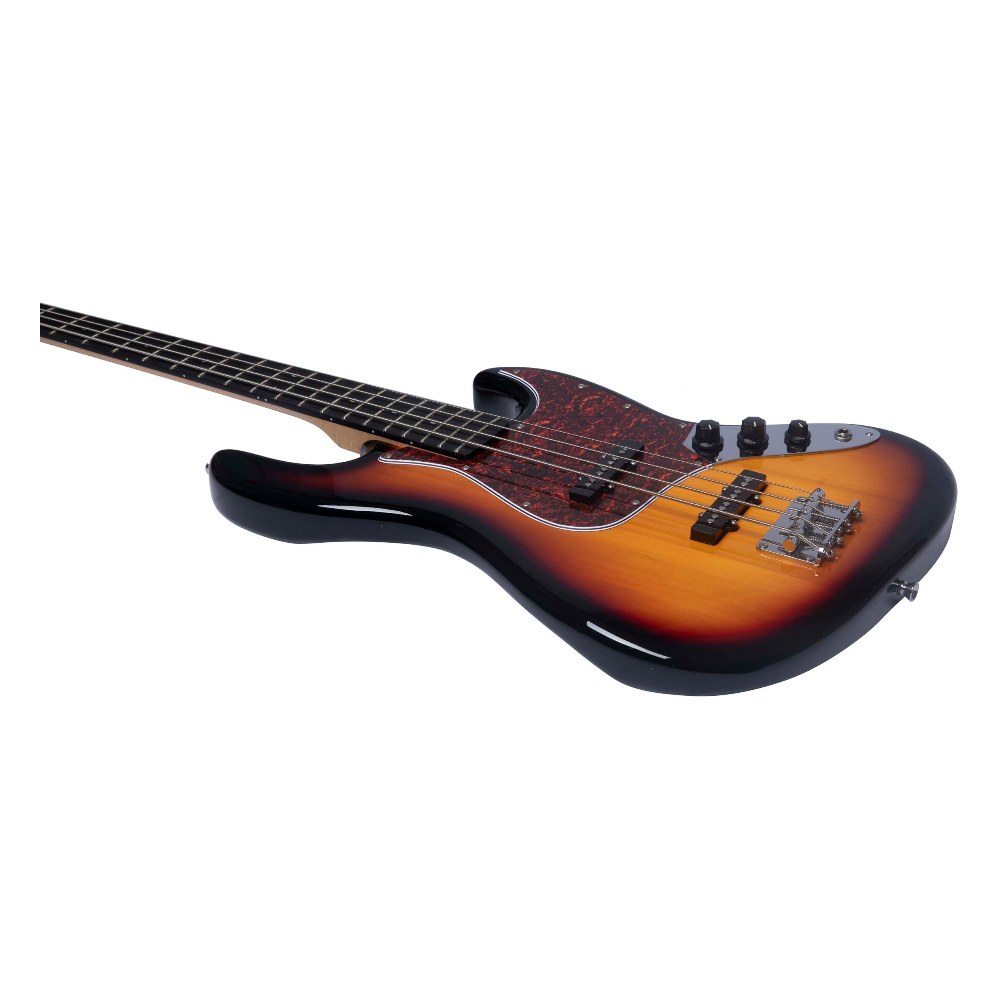גיטרה בס EKO JB-100 Sunburst – סאנברסט, גוף צפצפה ושני פיקאפים JB 3 גיטרה בס EKO JB-100 בגוון סאנברסט Sunburst – תמונה 3