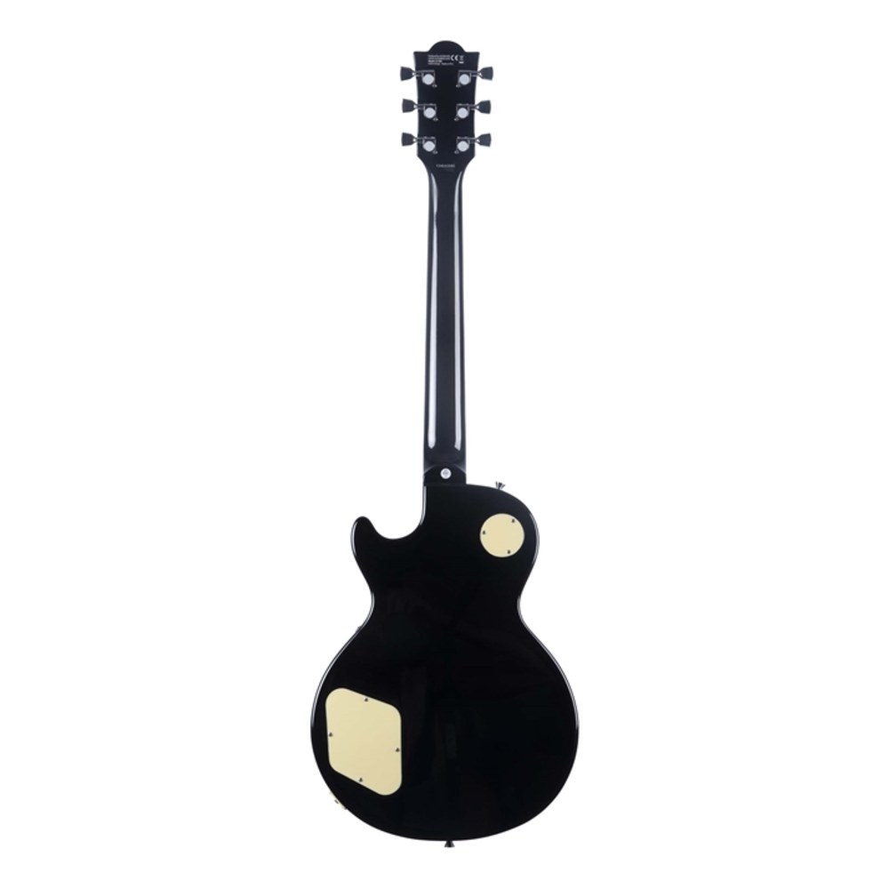 גיטרה חשמלית EKO LS-300 Black – שחורה בסגנון Les Paul עם שני האמבקרים 2 גיטרה חשמלית EKO LS-300 Black בסגנון Les Paul – תמונה 2