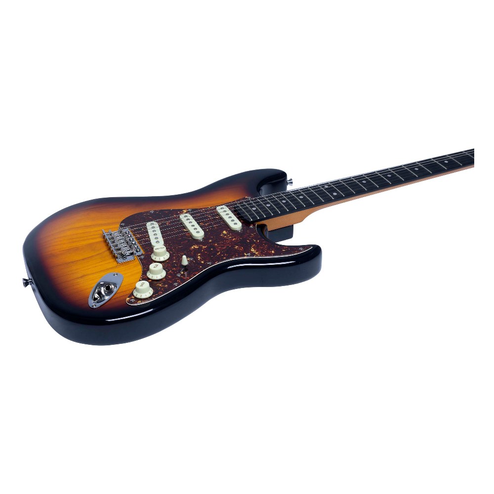 גיטרה חשמלית EKO ST-401 Sunburst – סאנברסט, שלושה סינגלים וטרמולו וינטג׳ 4 גיטרה חשמלית EKO ST-401 בגוון סאנברסט Sunburst – תמונה 4