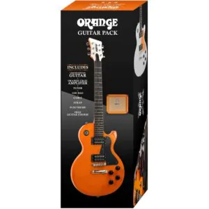 חבילת גיטרה חשמלית + מגבר + אביזרים ORANGE – לבן