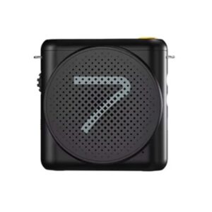 חגורת הגברה אלחוטית למורים 18W — מיקרופון ראש 2.4GHz עם סינון רעש ומסך LED