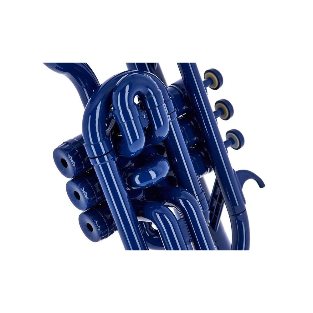 קורנט Bb מפלסטיק Startone – קל במיוחד, כ-535 גרם, בוכנות מתכת, כולל פייה ותיק, כחול (יבוא בלעדי) 5 הקורנט הכחול מפלסטיק – קורנט מפלסטיק, תמונה 5