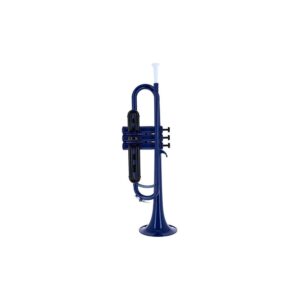 חצוצרה Bb מפלסטיק Startone – קלה במיוחד, כ-550 גרם, בוכנות מתכת, כולל פייה ותיק, כחול (יבוא בלעדי)