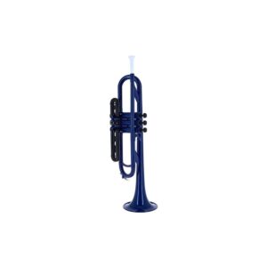 חצוצרה Bb מפלסטיק Startone – קלה במיוחד, כ-550 גרם, בוכנות מתכת, כולל פייה ותיק, כחול (יבוא בלעדי)