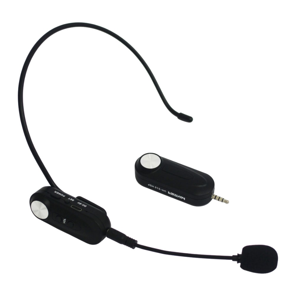 מיקרופון ראש אלחוטי UHF 498–510MHz – סט משדר ומקלט – Haymer Pro UH-510 HSP 1 מיקרופון ראש אלחוטי UHF 498–510MHz – סט משדר ומקלט – Haymer Pro UH-510 HSP