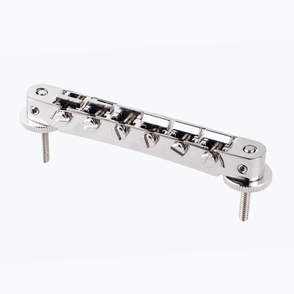 גשר טיון-או-מטיק ננעל TonePros AVR2 ניקל 1 גשר טיון-או-מטיק ננעל TonePros AVR2 ניקל