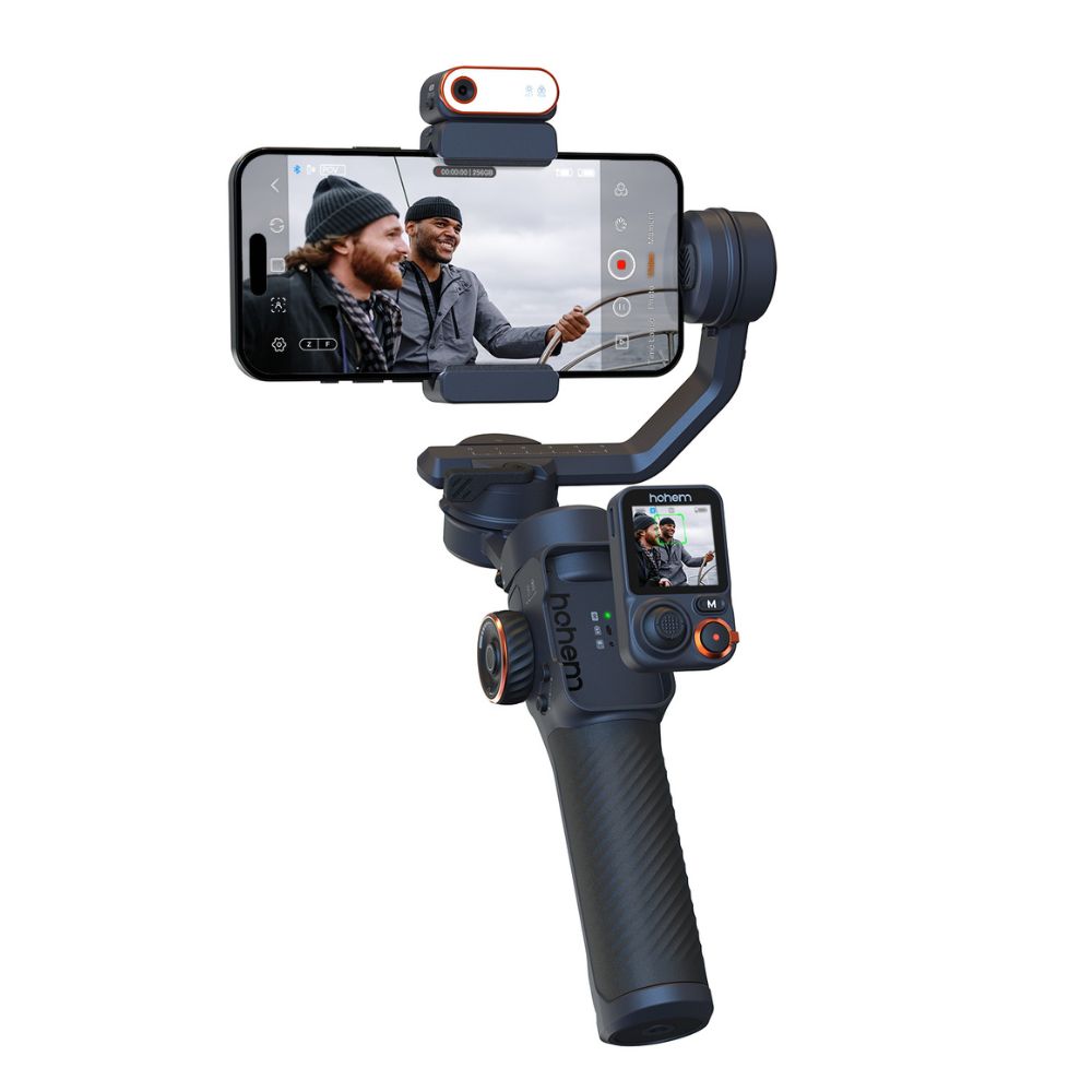 גימבל לסמארטפון Hohem iSteady M7 – מעקב AI מובנה, שלט עם מסך מגע נשלף ותאורת מילוי RGB 3 Hohem iSteady M7 גימבל לסמארטפון 3