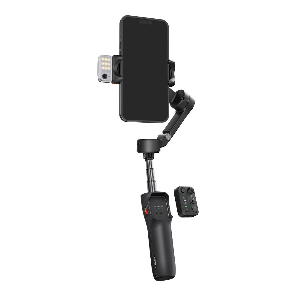 גימבל מתקפל לסמארטפון Hohem iSteady V3 – מעקב AI מגנטי בלי אפליקציה, שלט נשלף ותאורת מילוי 4 Hohem iSteady V3 גימבל מתקפל לסמארטפון 4