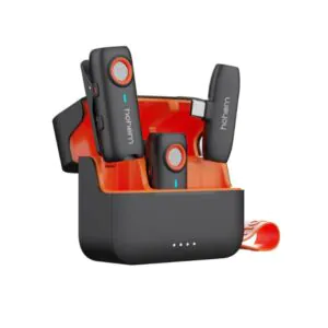 ערכת 2 מיקרופונים אלחוטיים Hohem MIC-01 לסמארטפון Type-C – ביטול רעשים DSP, טווח עד 100 מ׳