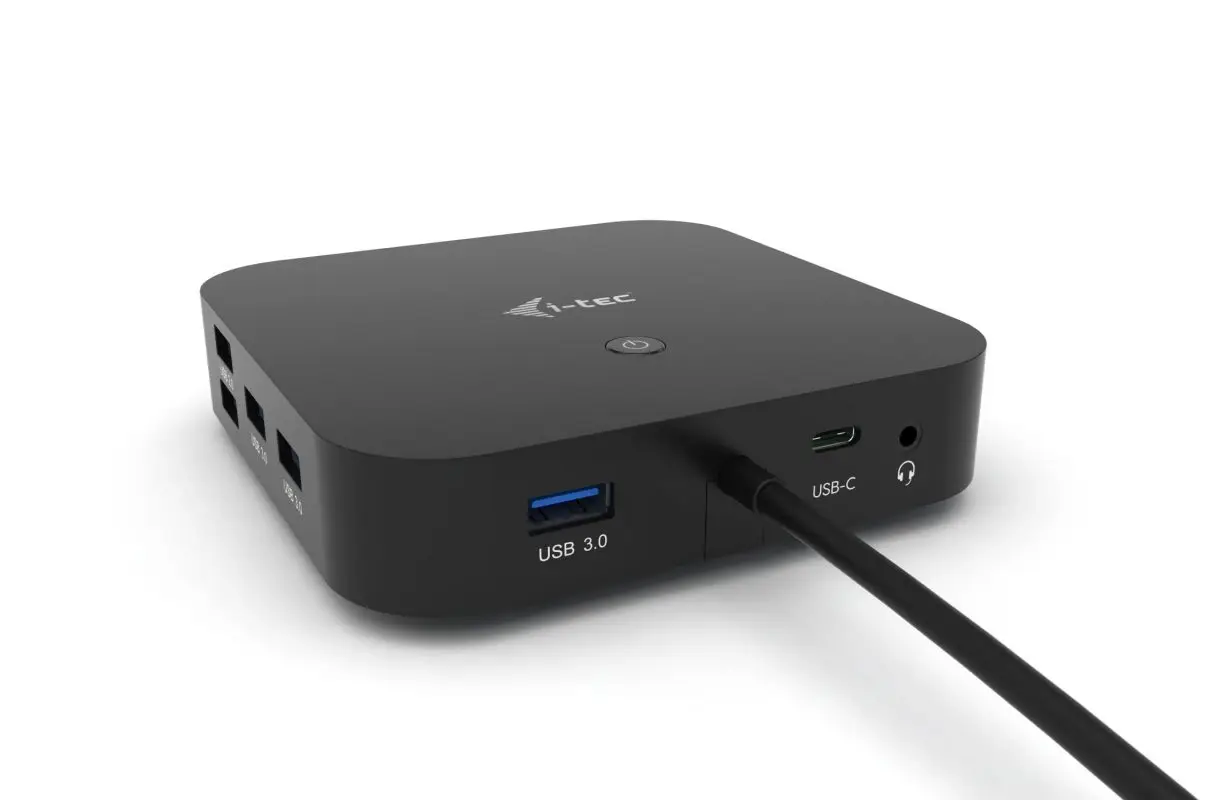 תחנת עגינה USB-C לשני מסכים i-tec C31DUALDPDOCKPD-100W עם מטען 112W – 4K, DP 1.4 וטעינת 100W 1 i-tec C31DUALDPDOCKPD-100W תחנת עגינה USB-C