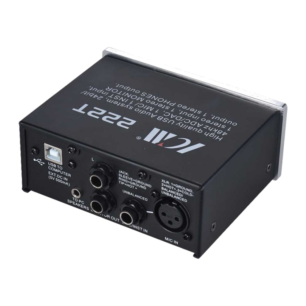 כרטיס קול USB 24bit עם פנטום 48V – ICM 222T 3 כרטיס קול USB 24bit עם פנטום 48V – ICM 222T – תמונה 2