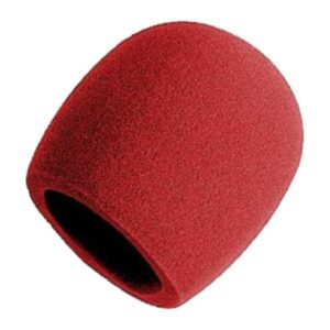 מארז 5 ספוגים למיקרופון דינמי – אדום – ICM IE-3