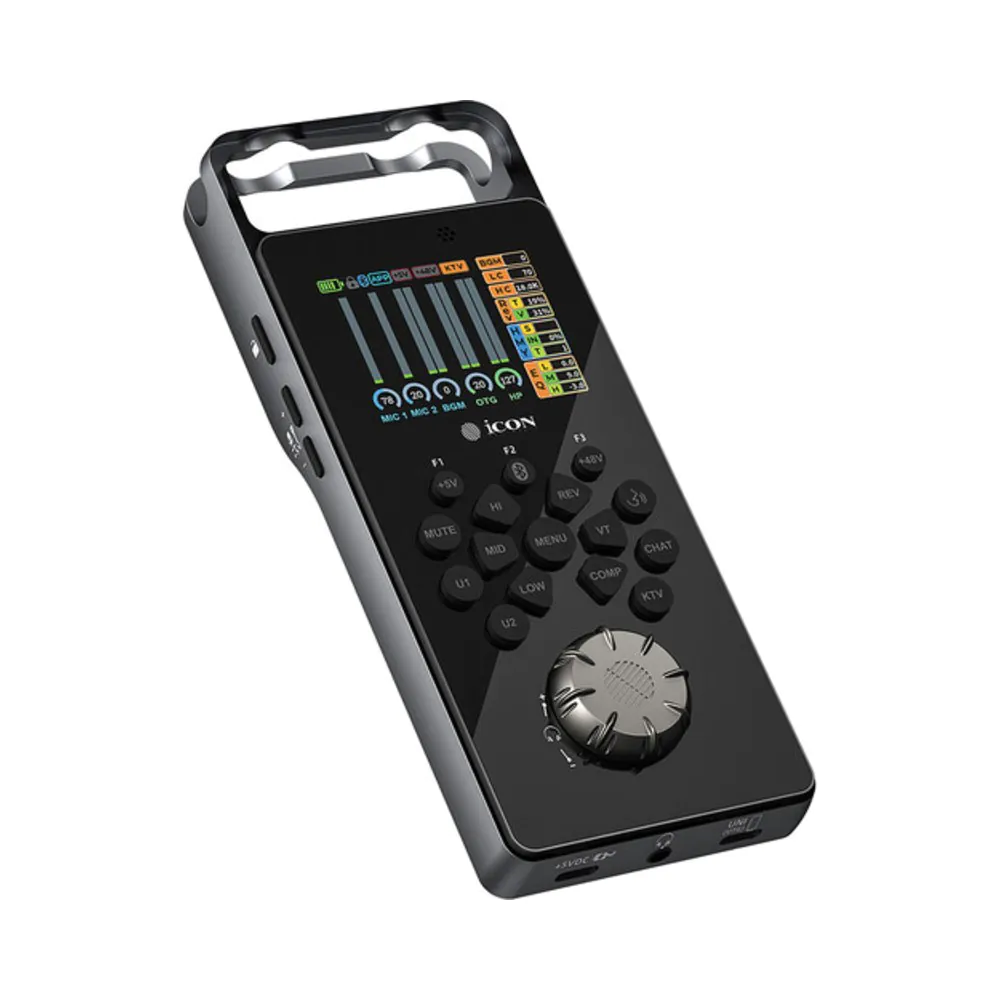 משטח שליטה לסטרימינג iCON GoLive Pro – כרטיס קול 24-bit עם DSP וסוללה 2 משטח שליטה וכרטיס קול לסטרימינג iCON GoLive Pro – תמונה 2