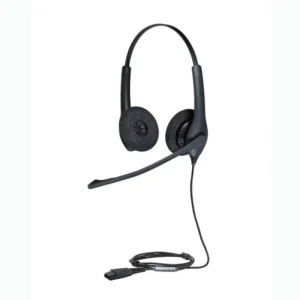 מערכת ראש סטריאו חוטית Jabra BIZ 1500 Duo MS למוקדים – מיקרופון מסנן רעשים וזרוע מתכווננת 270°