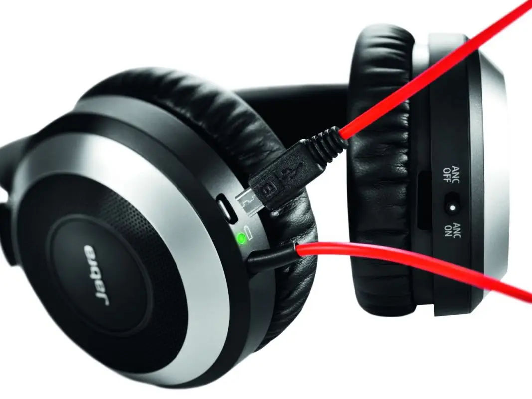 מערכת ראש סטריאו Jabra Evolve 80 MS – ביטול רעשים אקטיבי, חיבור USB ו-3.5 מ״מ ונורית Busylight 3 Jabra Evolve 80 MS מערכת ראש ANC 3