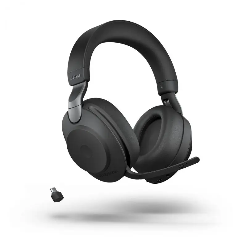 מערכת ראש אלחוטית Jabra Evolve2 85 MS USB-C – ANC היברידי, 10 מיקרופונים ועד 37 שעות סוללה 1 Jabra Evolve2 85 MS USB-C מערכת ראש ANC
