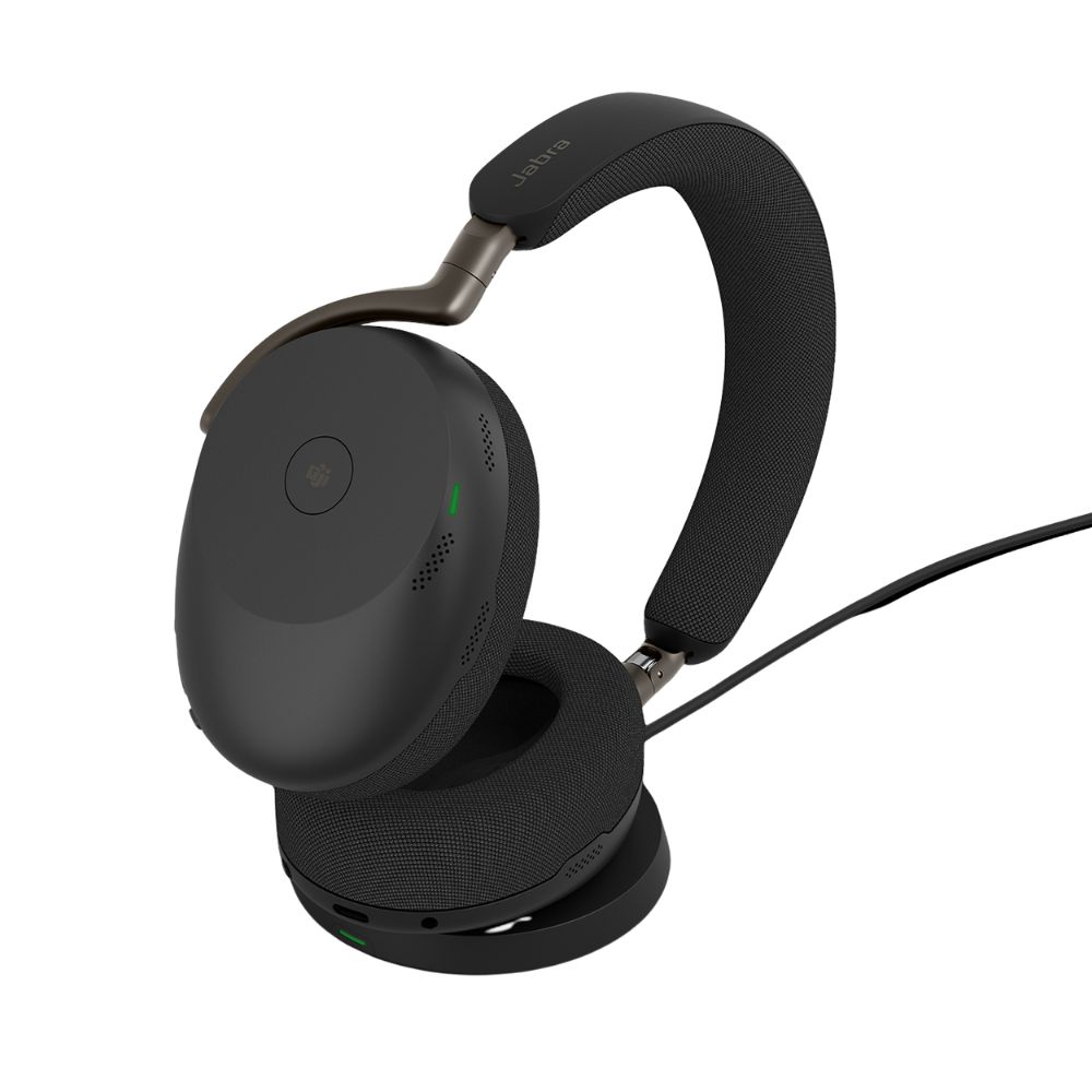 אוזניות עבודה אלחוטיות Jabra Evolve3 75 – On-Ear עם ANC אדפטיבי, ClearVoice AI ועד 110 שעות מוזיקה 4 Jabra Evolve3 75 אוזניות On-Ear עם ANC 4