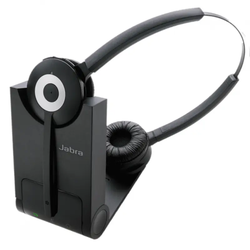 מערכת ראש אלחוטית למחשב Jabra PRO 930 Duo MS – DECT בטווח עד 120 מ׳, עד 8 שעות שיחה 1 Jabra PRO 930 Duo MS מערכת ראש DECT