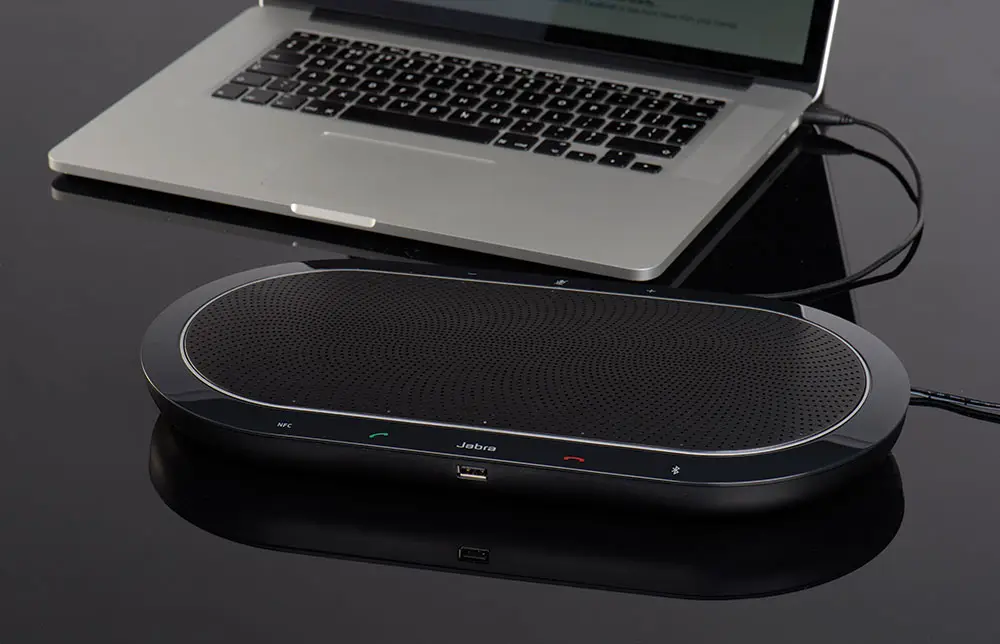 רמקול ועידה Jabra Speak 810 MS – לחדרי ישיבות עד 15 משתתפים, מיקרופוני ZoomTalk ו-Bluetooth 3 Jabra Speak 810 MS רמקול ועידה 3