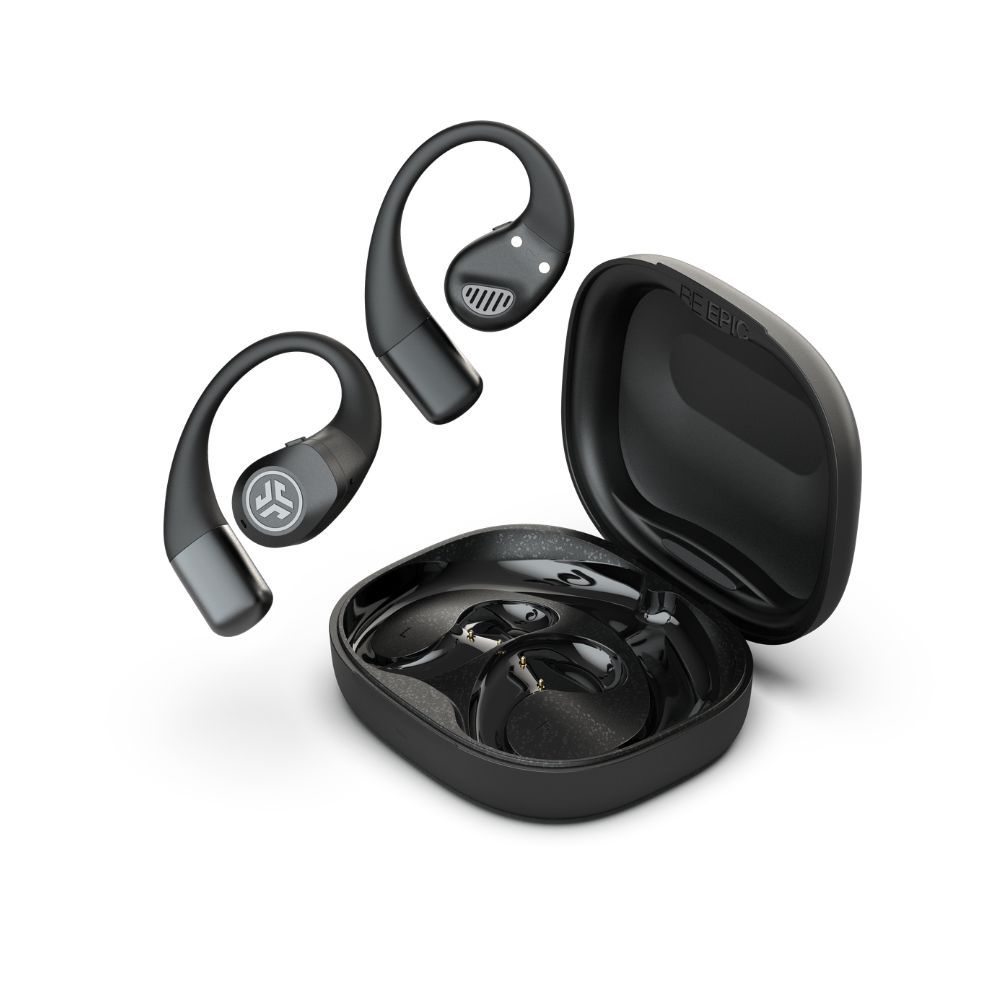 אוזניות ספורט פתוחות JLab Epic Open Sport – Air Conduction, דרייבר 14.2 מ״מ, LDAC, מעל 30 שעות 1 JLab Epic Open Sport אוזניות ספורט פתוחות