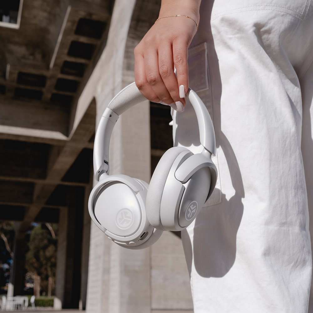 אוזניות קשת אלחוטיות JLab JBuds Lux ANC Over-Ear – ביטול רעשים היברידי, מעל 70 שעות, Spatial Audio 6 JLab JBuds Lux ANC אוזניות קשת Over-Ear 6