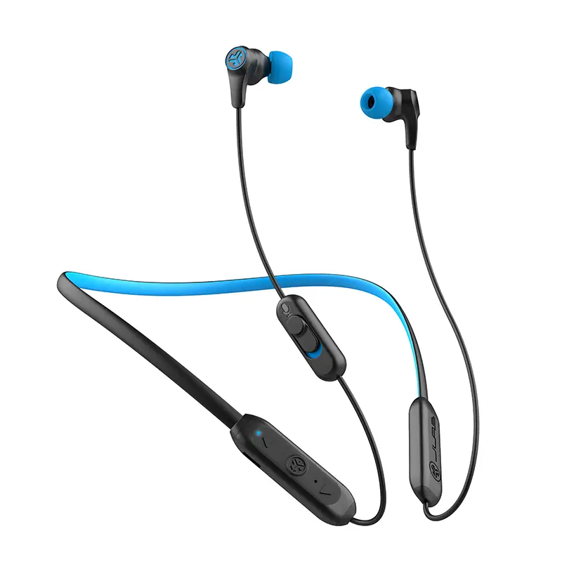אוזניות גיימינג אלחוטיות סביב הצוואר JLab Play Gaming Wireless Earbuds – עד 11 שעות, IP55 וכבל AUX 1 JLab Play Gaming Wireless Earbuds אוזניות גיימינג