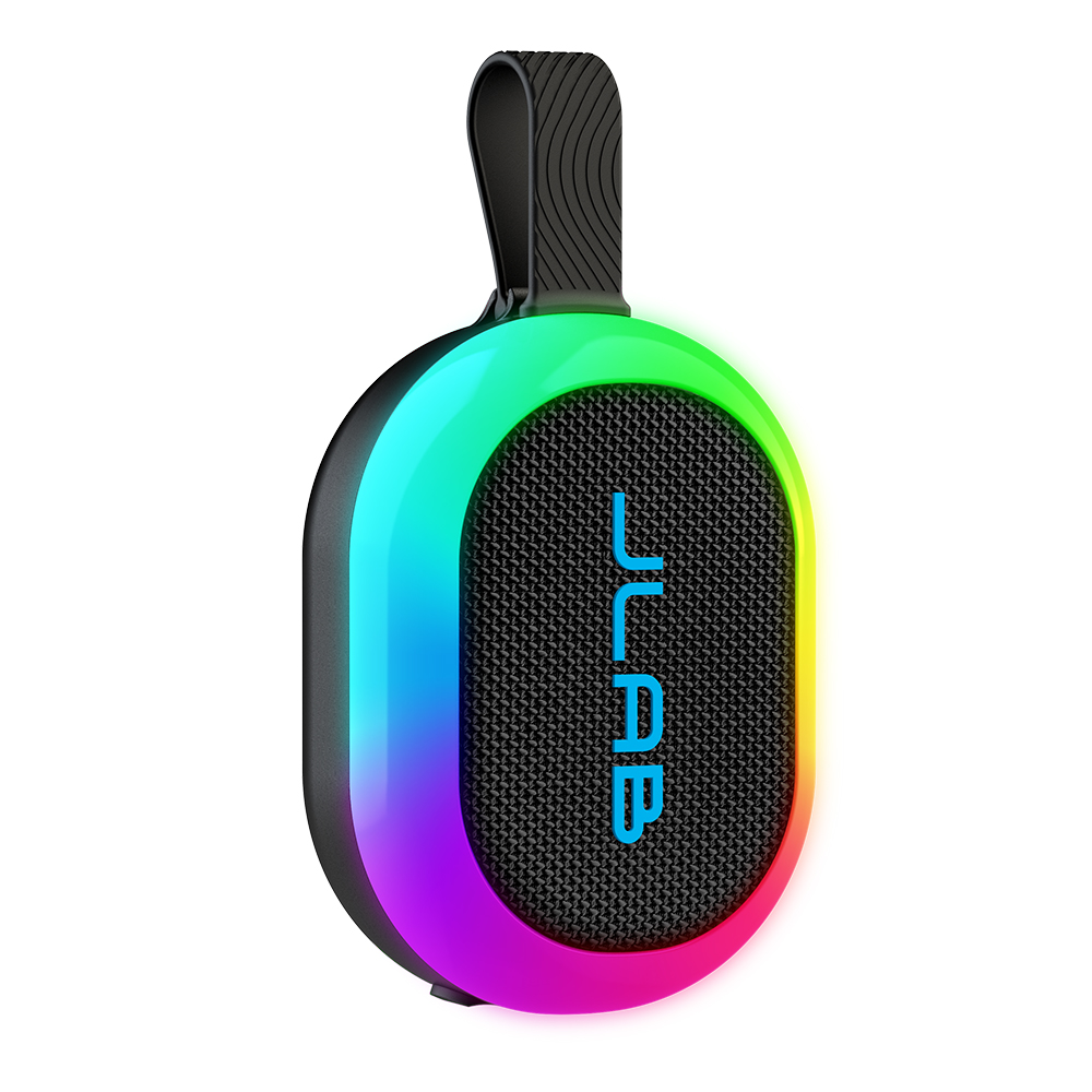 רמקול Bluetooth נייד JLab Pop Party – 5W, תאורת RGB, עמידות IP55 וסנכרון LabSync 1 JLab Pop Party רמקול Bluetooth נייד
