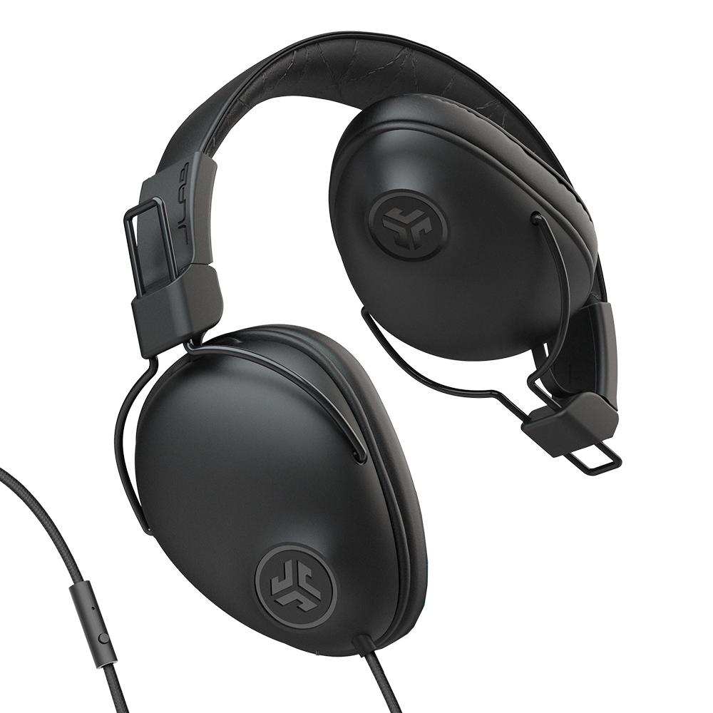 אוזניות Over-Ear חוטיות JLab Studio Pro Wired – מיקרופון ושלט על הכבל, כבל ניילון ועיצוב מתקפל 2 JLab Studio Pro Wired אוזניות Over-Ear חוטיות 2