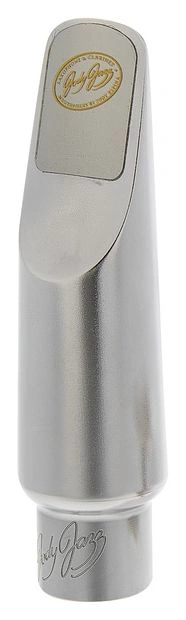 JodyJazz SUPER JET Alto 7 – פייה לסקסופון אלט 3 פיית JodyJazz SUPER JET Alto 7 במבט צד עם לוגו JodyJazz