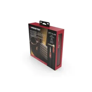 כבל לגיטרה אקוסטית 6.4 מטר Monster Prolink Acoustic Instrument – פלג זוויתי/ישר