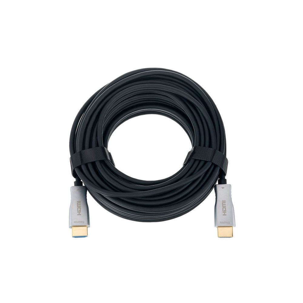 כבל HDMI אופטי אקטיבי (AOC) באורך 15 מ׳ – HDMI 2.0, 4K ב-60Hz, HDR, HDCP 2.2 1 כבל HDMI אופטי אקטיבי (AOC) באורך 15 מ׳ – HDMI 2.0, 4K ב-60Hz, HDR, HDCP 2.2