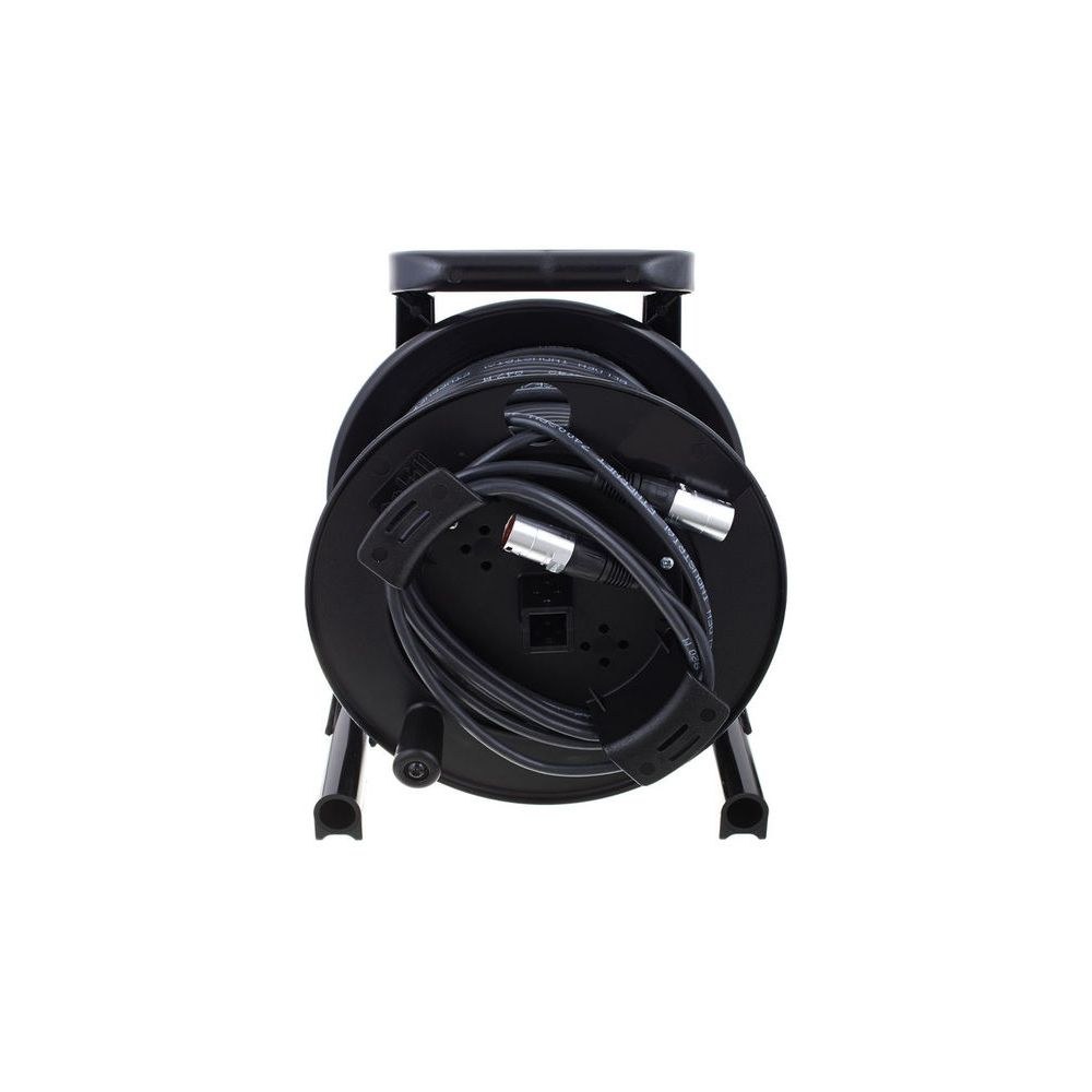 כבל רשת CAT5e pro snake באורך 20 מ׳ על תוף גלילה – מחברי Neutrik etherCON, לסטייג׳-בוקס דיגיטלי 2 כבל ה-CAT5e 20 מ׳ על התוף – כבל רשת לבמה, תמונה 2