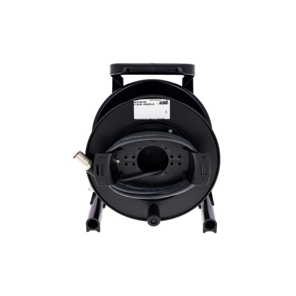 כבל רשת CAT5e pro snake באורך 25 מ׳ על תוף גלילה – מחברי Neutrik etherCON, לסטייג׳-בוקס דיגיטלי 2 כבל ה-CAT5e על התוף – כבל רשת לבמה, תמונה 2