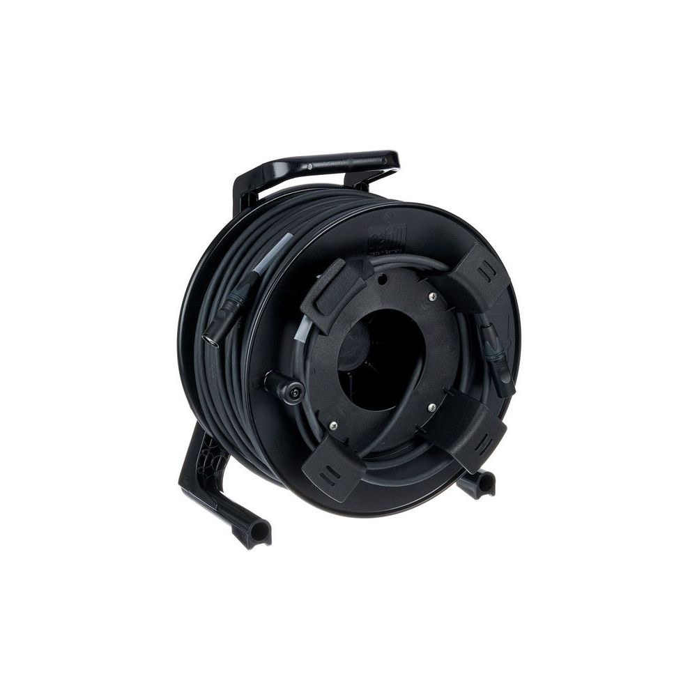 כבל רשת CAT5e לבמה pro snake באורך 100 מ׳ על תוף – etherCON, סיכוך כפול, מעטה PUR, תוצרת גרמניה 3 כבל ה-100 מ׳ על התוף – כבל רשת לבמה על תוף, תמונה 3