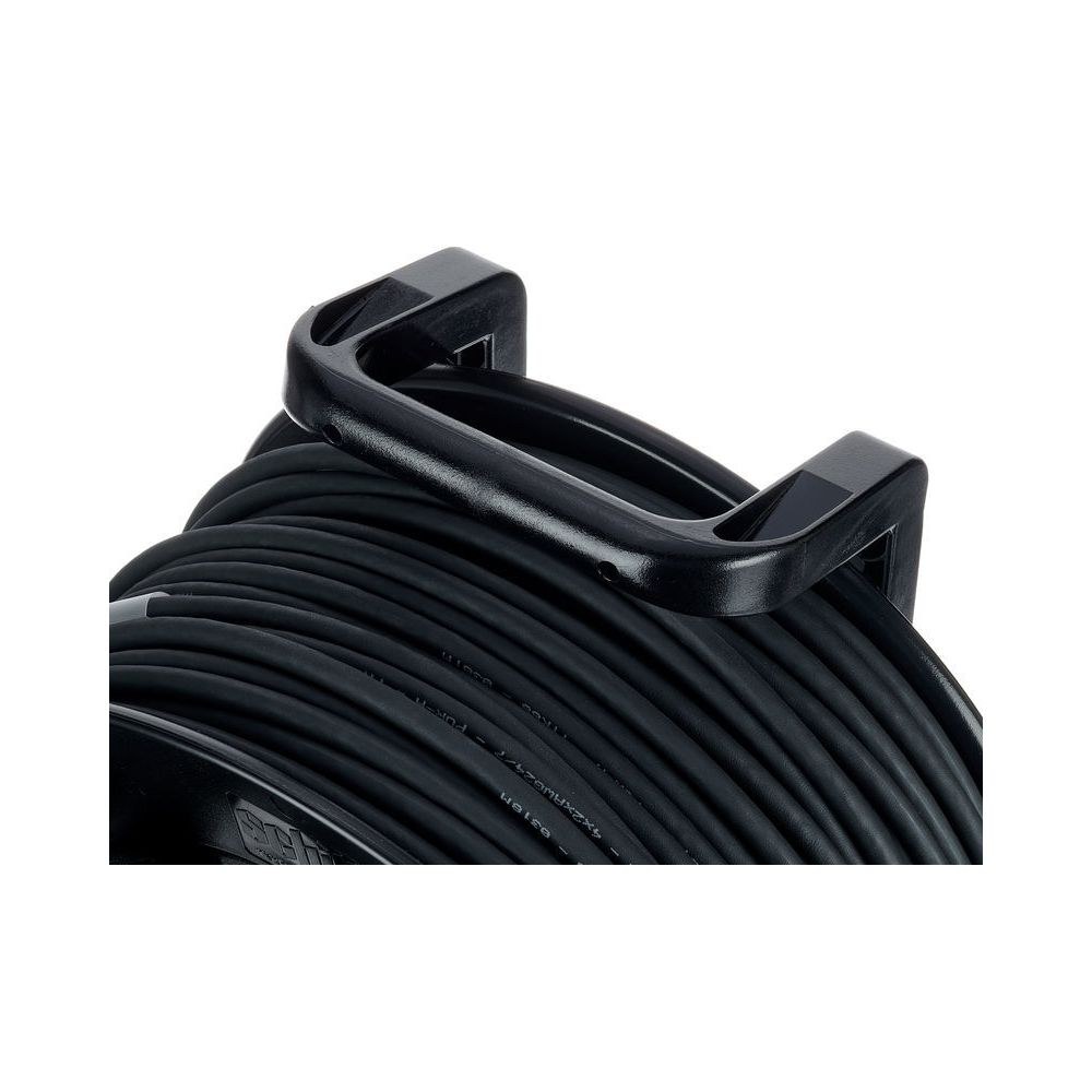 כבל רשת CAT5e לבמה pro snake באורך 100 מ׳ על תוף – etherCON, סיכוך כפול, מעטה PUR, תוצרת גרמניה 6 כבל ה-100 מ׳ על התוף – כבל רשת לבמה על תוף, תמונה 6