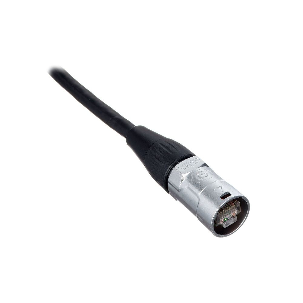 כבל רשת CAT6 לבמה pro snake באורך 50 מ׳ – SFTP מסוכך, תקעי RJ45 של Rean, מעטה 7 מ״מ 3 כבל ה-CAT6 באורך 50 מ׳ – כבל רשת לבמה, תמונה 3