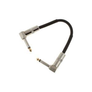 כבל פאץ׳ לפדלים 15 ס״מ pro snake – ג׳ק 6.3 מ״מ זוויתי, תקעי מתכת