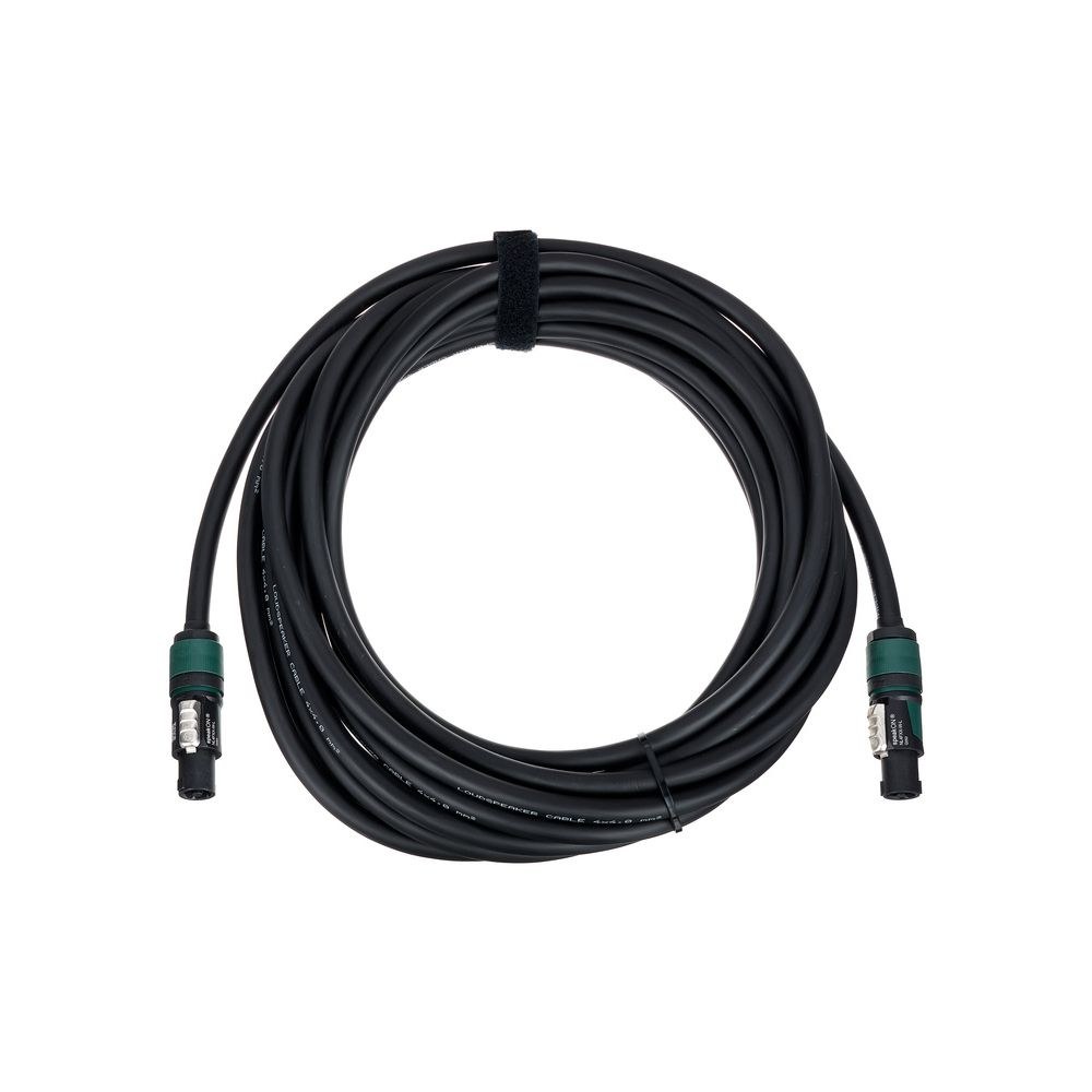 כבל רמקול pro snake באורך 10 מ׳ – 4×4 ממ״ר, מחברי Neutrik NL4FX, כבל Leoni גמיש, תוצרת גרמניה 1 כבל רמקול pro snake באורך 10 מ׳ – 4×4 ממ״ר, מחברי Neutrik NL4FX, כבל Leoni גמיש, תוצרת גרמניה