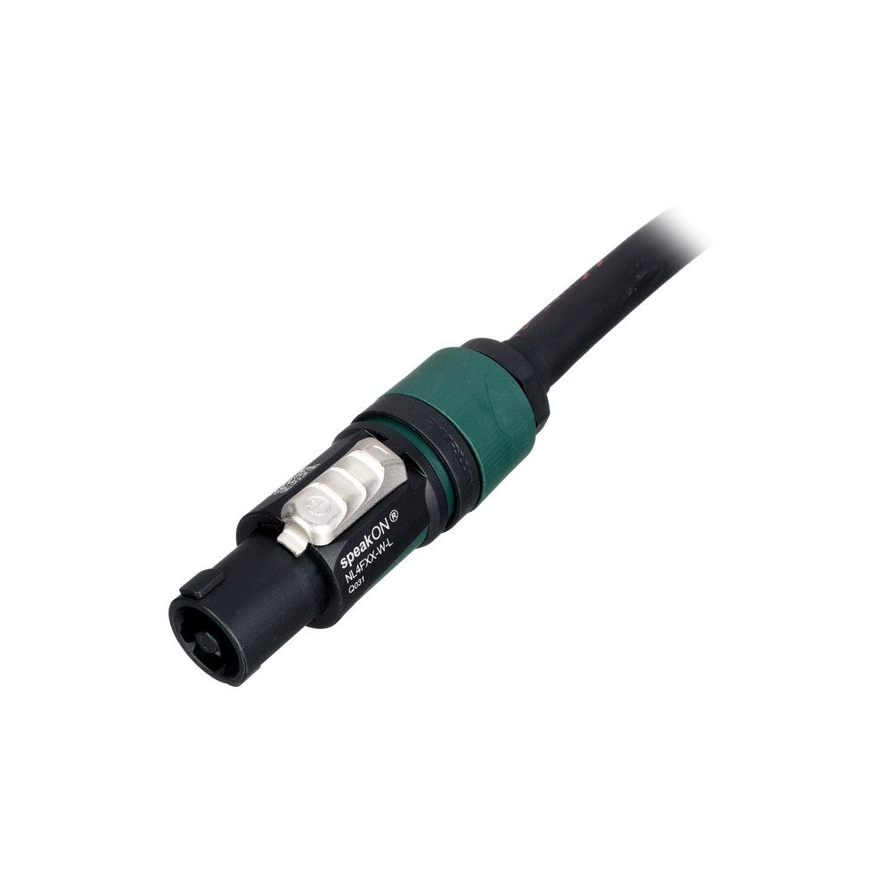 כבל רמקול pro snake באורך 10 מ׳ – 4×4 ממ״ר, מחברי Neutrik NL4FX, כבל Leoni גמיש, תוצרת גרמניה 2 כבל ה-NL4 העבה של 10 מטר – כבל רמקול, תמונה 2