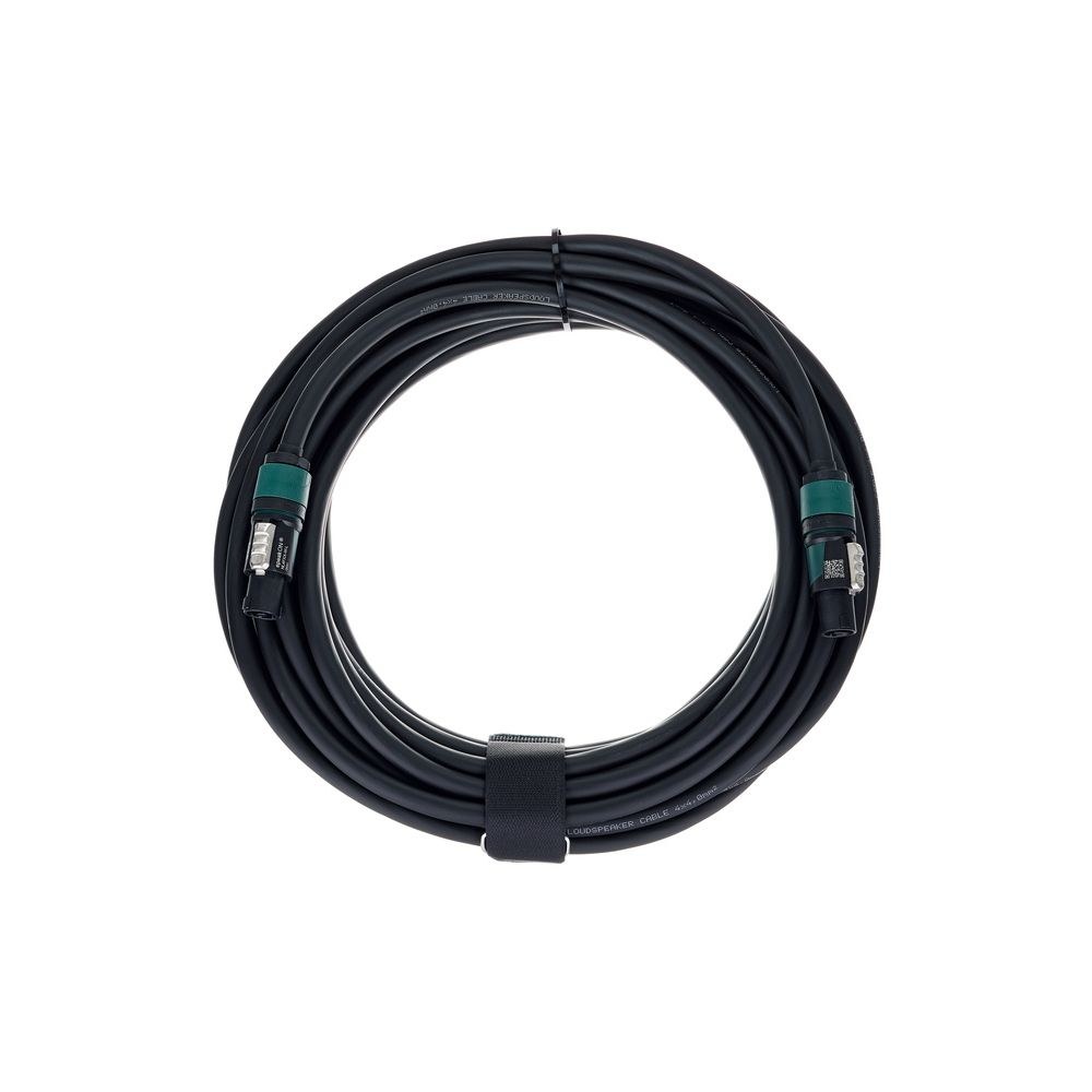 כבל רמקול pro snake באורך 15 מ׳ – 4×4 ממ״ר, מחברי Neutrik NL4FX, כבל Leoni גמיש, תוצרת גרמניה 1 כבל רמקול pro snake באורך 15 מ׳ – 4×4 ממ״ר, מחברי Neutrik NL4FX, כבל Leoni גמיש, תוצרת גרמניה