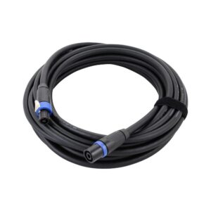 כבל רמקול pro snake באורך 10 מ׳ – 4×4 ממ״ר, מחברי Neutrik NLT4 מתכת זכר-נקבה, להספק גבוה (יבוא בלעדי)