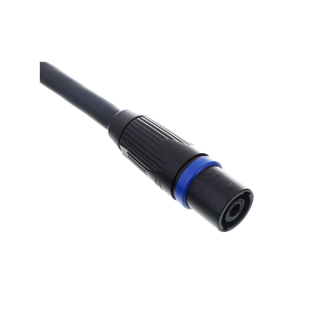 כבל רמקול pro snake באורך 5 מ׳ – 4×4 ממ״ר, מחברי Neutrik NLT4 מתכת זכר-נקבה, שחור (יבוא בלעדי) 3 כבל ה-NLT4 העבה של 5 מטר – כבל רמקול, תמונה 3