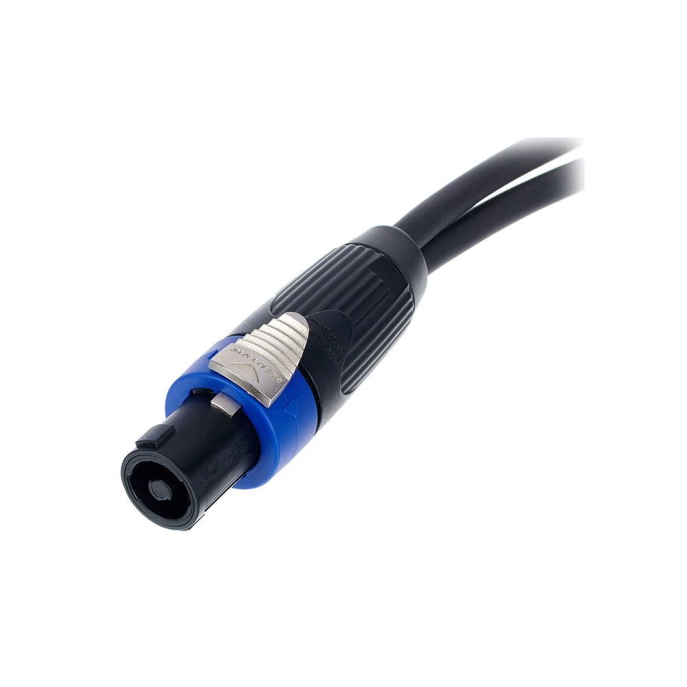 כבל פיצול רמקול pro snake – NLT4 זכר (4 פינים) ל-2 × NLT4 נקבה (1±), 2.5 ממ״ר, 25 ס״מ 2 כבל הפיצול ל-speakON – כבל פיצול רמקול, תמונה 2