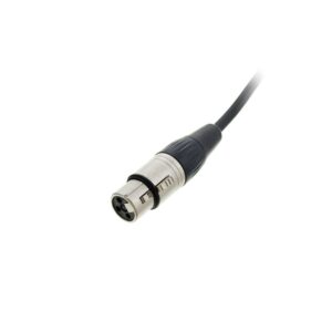כבל DMX מקצועי 10 מטר the sssnake – 110 אוהם, XLR 3 פינים, מחברי מתכת (יבוא בלעדי)