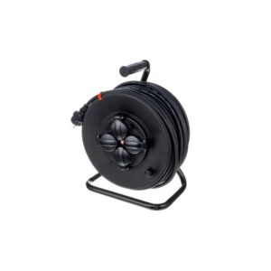 תוף כבל חשמל Varytec באורך 50 מ׳ – כבל גומי H07RN-F 3×1.5 מ״מ², מוגן התזות IP44