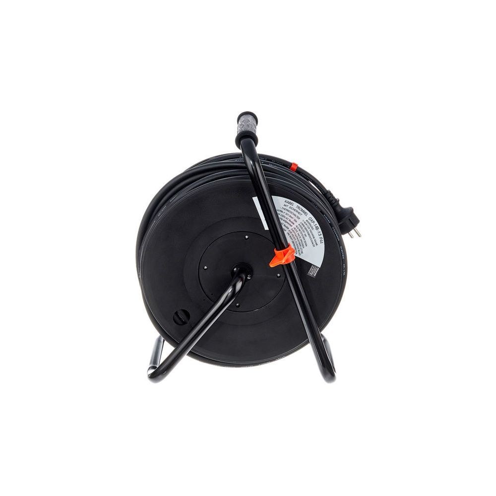 תוף כבל חשמל Varytec באורך 50 מ׳ – כבל גומי H07RN-F 3×1.5 מ״מ², מוגן התזות IP44 4 תוף הכבל של 50 מטר – תוף כבל חשמל, תמונה 4