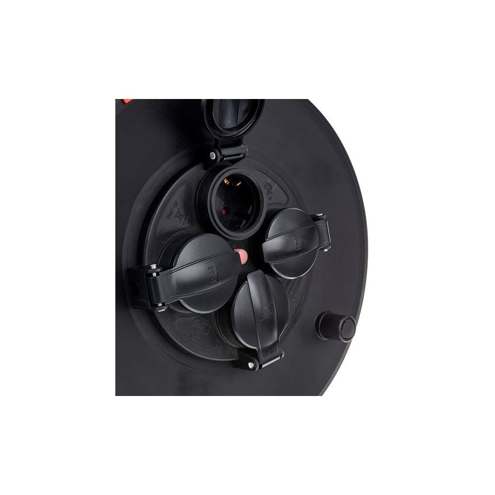 תוף כבל חשמל Varytec באורך 50 מ׳ – כבל גומי H07RN-F 3×1.5 מ״מ², מוגן התזות IP44 5 תוף הכבל של 50 מטר – תוף כבל חשמל, תמונה 5